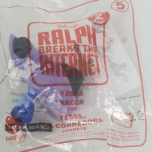 McDonald's wreck it Ralph 2, Yesss Racer toy #5 - Picture 3 of 4
